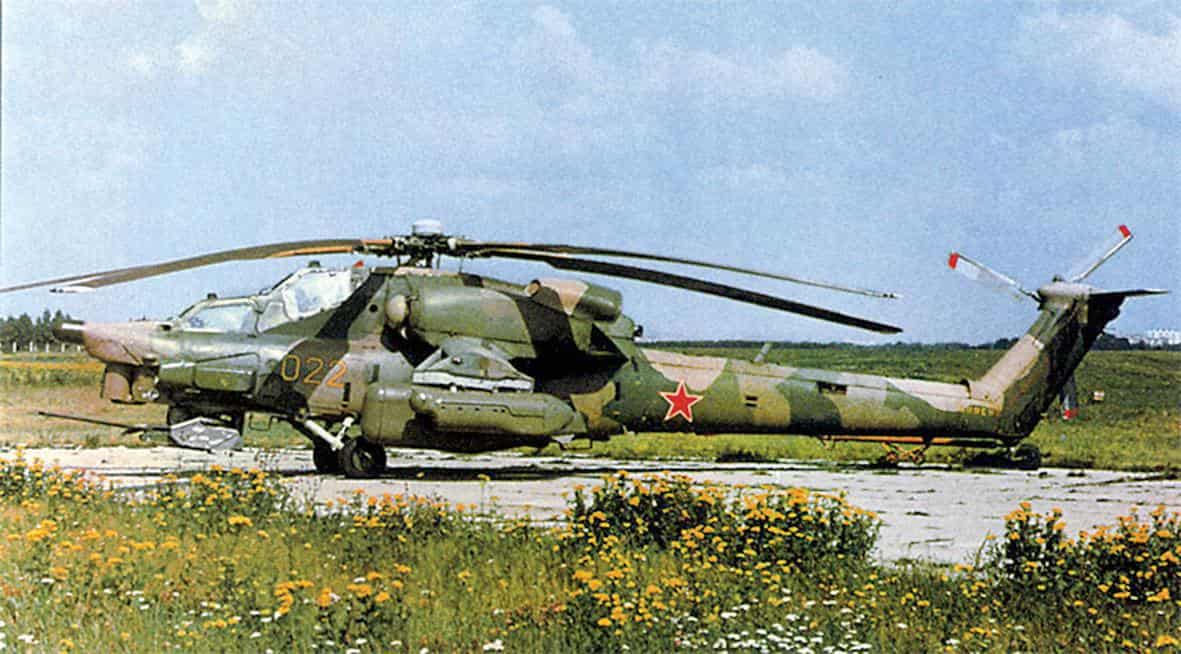 Второй опытный образец Ми-28 борт 022